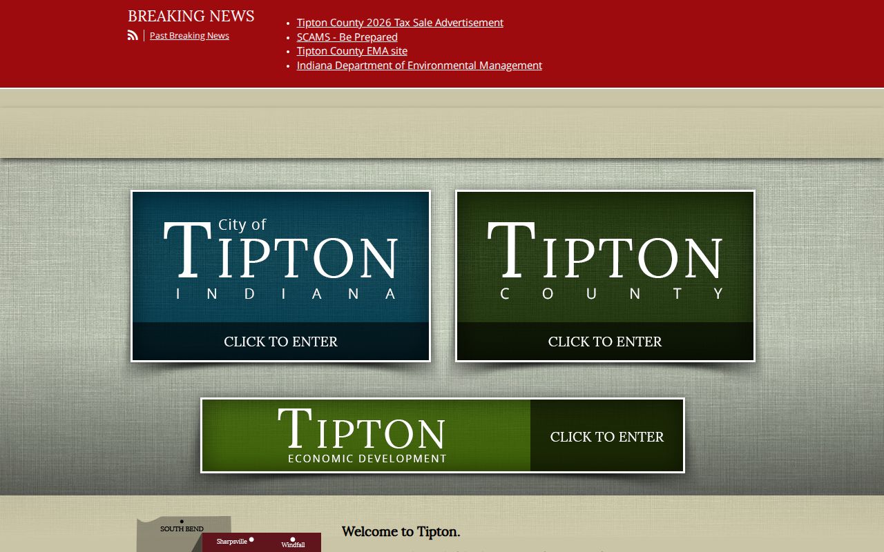 Tipton official city source for warrant question routing